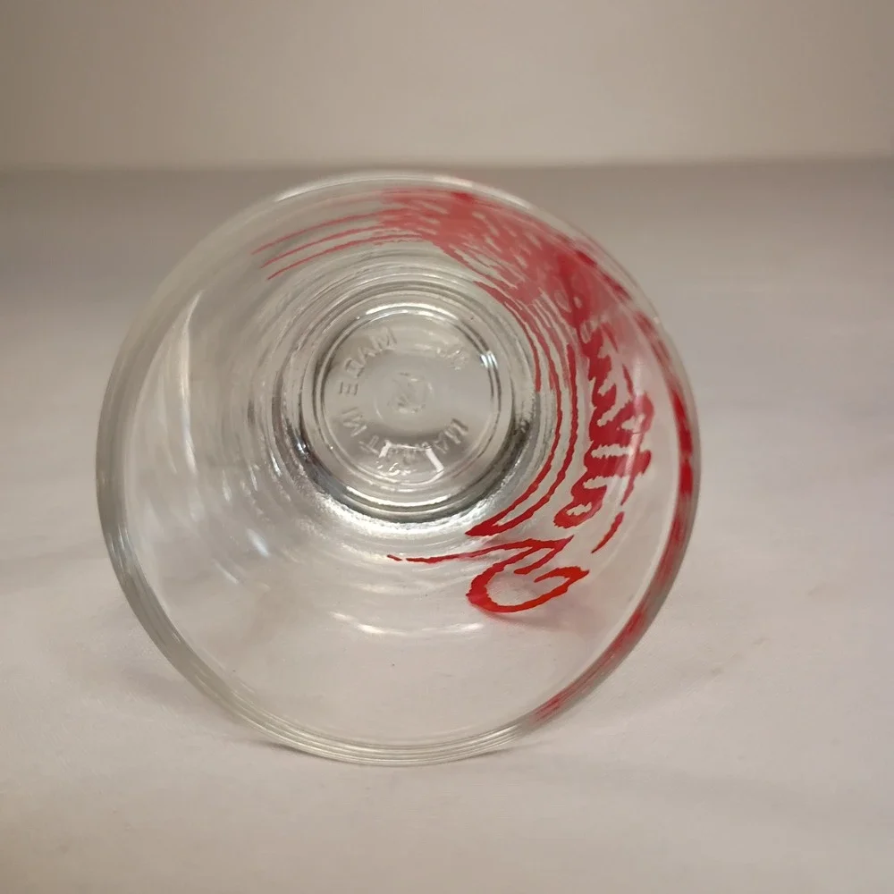 Gatlinburg‎ Shot Glass Clear Red Souvenir Tennessee Made in Taiwan by APS